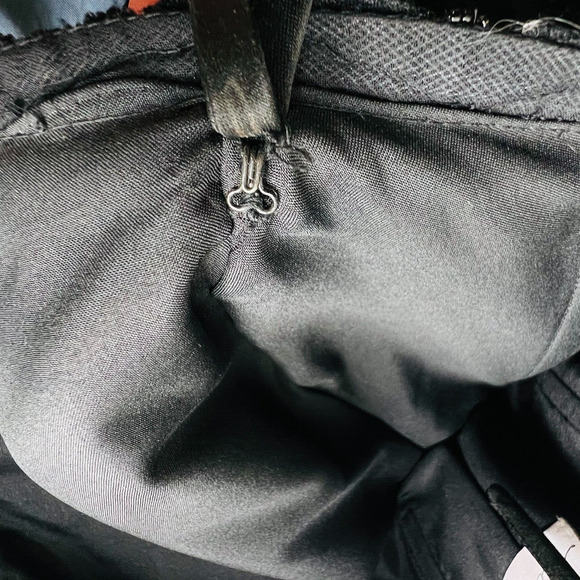 Mori‎ Lee by Madeline Gardner Dress Sz 13/14 Fit 10/12 Black Floral Lace No Belt - Picture 10 of 15